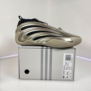 [JR2506] Adidas Mens Harden Volume 9 Cyber Metallic Core Black Size 8.5